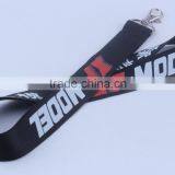 New Style Single Cheap Custom Logo Nylon Printed Lanyard thumbnail-2