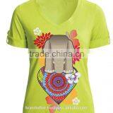 Girls Cotton Top Brand Promotion Custom T-shirt Labels and Tags thumbnail-1