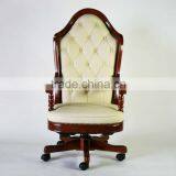Leather Desk Chair thumbnail-1