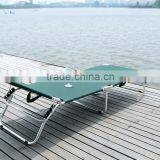 Aluminum Folding Ajustable Back Folding Bed thumbnail-1