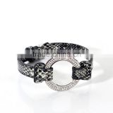 Factory Direct More Colour Crystal Snake Leather Bracelet