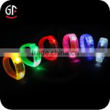 Birthday Party Items Fancy Novelty Silicone Rubber Led Bracelet