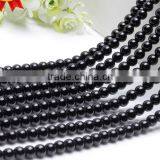 DIY Jewelry Accessories Necklace Bracelet Beads 4mm 6mm 8mm 10mm 12mm 14mm 16mm Wholesale Cheap Black Natural Agate Bead thumbnail-1