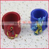 Kids Silicone Rubber Slap Charm With Animal Bracelets thumbnail-1