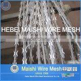 Straight Line Razor Wire Fence