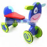 Wooden Toy Walking 4 Wheels Bike Ride on Animals ODM OEM thumbnail-3