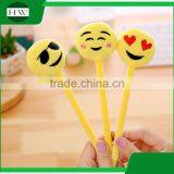 Promotional Wholesale Cheap Funny School Office Stationery Mini Lint Expression Roller Ball Point Pen thumbnail-3