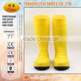 Yellow Pvc Safety Shoes With Steel Toe and Mid Plate thumbnail-3