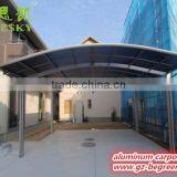 White Metal Frame Foldable Car Garage Polycarbonate Aluminum Frame Carport thumbnail-2