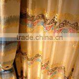 European Style Living Room Colourful Curtain/ Luxury Embroidery Curtains Fabric With Valance thumbnail-5