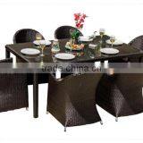 Leisure Synthetic Rattan Furniture Dining Table Sets thumbnail-1