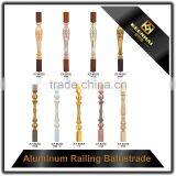 Luxury Design Decorative Powder Coated Aluminum Indoor Stair Handrail thumbnail-1