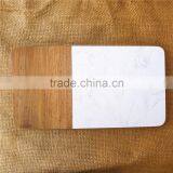 Rectangle Marble and Acacia Wood Cutting Board thumbnail-4