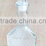 Glass Vase With Long Neck and Lid thumbnail-1