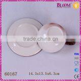 Gift Decoration Glazed Ceramic Coffee Cup and Saucer thumbnail-6