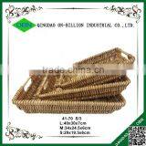 Wholesale Cheap Wicker Rectangular Woven Bread Basket for Sale thumbnail-2