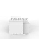 MODERN DESIGN HIGH GLOSS WHITE COFFEE TABLE SIDE/END NEST TABLE SET LIVING ROOM thumbnail-4