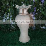 Home and Garden Fiberglass Flower Antique Vase / Bronze Color Vase thumbnail-1