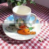 High Quality Cheap Coffee Cup With Dish For Promotion