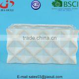 Glazed White and Wash Ceramic Rectangle Sucuulent Plant Pot/Cactus Flower Pot thumbnail-5