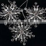 Acrylic Crystal Snowflake Pendant With Snowflake Ornament thumbnail-4