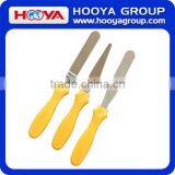 3Pcs Stainless Steel Cake Decorating Icing Spatulas 2 Angled 1 Straight Spatulas Smooth Decorating Tools