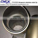 Universal 304 Stainless Steel Akrapovic Exhaust Tip Muffler Pipe thumbnail-2