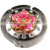 Folding Rose Flower Hand Bag Purse Hangers Hooks thumbnail-1