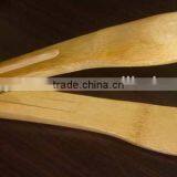 Eco-friendly bamboo salad tongs