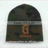 Custom Camo Printing Knitted Hats With 3d Embroidery Winter Hat thumbnail-1