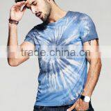 Men Tie Dye T-shirt ,cotton T-shirt, Summer Shirt,customized thumbnail-3