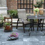 30x30 см рустичной натуральной темно-серой шиферной плитки с покрытием thumbnail-1