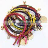 Cutom Logo Tag Leather Bracelet Personalized Logo Charm Leather Bracelet Unisex Leather Bracelet Bangle thumbnail-2