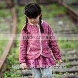 100%cotton Velvest Added Autumn/winter Dress for Girls Hot Sale in 2016 thumbnail-1