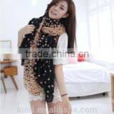 2016 Fashion Women Chiffon Scarf Summer New Peony Printing Elegant Lady Shawls Scarves Silk Scarf 8 Colors 170*80cm thumbnail-4