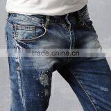 Blue Jeans Fashion Pants For Men Trousers thumbnail-5