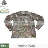 Wholesale Camo t Shirts,merino Wool T-shirt,digital Customised Camo Long-sleeve Shirt thumbnail-1