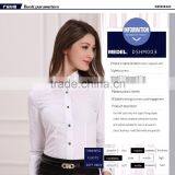 2015 New Design Tops Of Long Sleeve Women's Formal Shirt (DSHL013) thumbnail-4