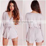 Regular Fit Long Sleeve Sleepwear Pictures of Sexy Nightwear Women