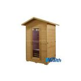 2 Person Outdoor Infrared Sauna Room-WES-HW201