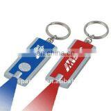Cheap Custom Printed UV Note/bill Detector Flash Ligh Key Chains Bank Promotions