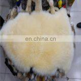 High Quality Palomino Australia Sheep Fur Backrest Fur Cushion Cover Rug thumbnail-1