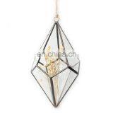 Terrarium Geometric Glass Terrarium Wholesale Rhombus With Ring thumbnail-3