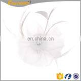 Women Wedding Bridal Headpiece Wedding Hats Fascinator Ladies Wholesale Make Church Hats Wedding Hair Accessories Hair Accessory thumbnail-1