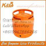 6kg LPG Steel Gas Cylinder 14.4 L Nigeria Market China Supply Match With Camping Burner and Grill Brand New and Refillable thumbnail-1