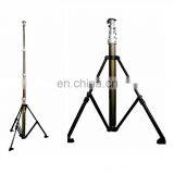 4m Small Portable Lightweight Camera Tlescopic CCTV Mast Tower thumbnail-2