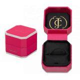 Cardboard ring box Ring Box cardboard Wedding Ring Gift Box  with Custom Logo. thumbnail-1
