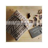 2019 New Design Decorative Plain Knitted Sofa Cushion Pillow thumbnail-3