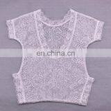 Newborn Baby Photo Clothing Baby Summer Bodysuit Beautiful Black White Lace Romper thumbnail-3