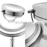 Amazon Hot Sell 8 Inch LED Mirror Beauty Make up Round Glass 10x Magnification Standing Make Up Mirror thumbnail-6